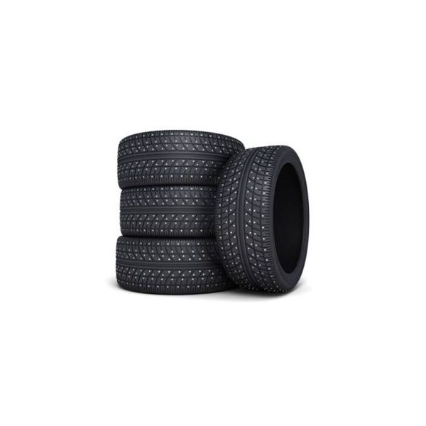 Set of Four 19 Inch Spiked Tires