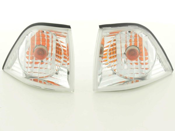 Frontblinker Blinker Set BMW 3er Coupe/Cabrio Typ E36  91-98 chrom