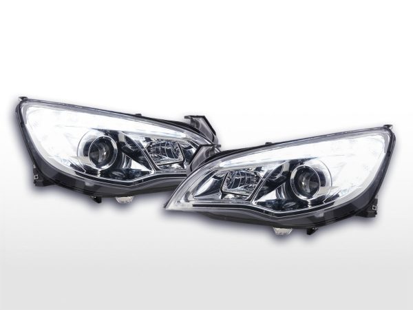 Scheinwerfer Set Opel Astra J 5-türig  2009-2012 chrom Asien-Modell