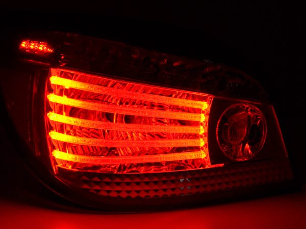 LED Rückleuchten Set BMW 5er Limousine Typ E60  03- chrom