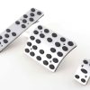 FK Alupedale Pedale Set 3-teilig Mercedes Benz C-/E-/S-Klasse Pedalcover Autopedale Gumminoppen – Bild 3