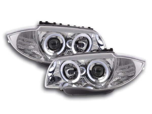Scheinwerfer Set BMW 1er Typ E87/E81  04- chrom