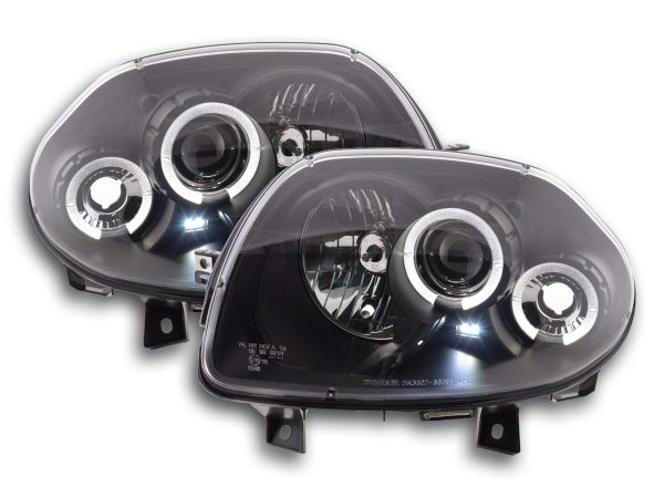Scheinwerfer Set Renault Clio Typ B  98-01 schwarz