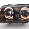 Scheinwerfer Set Angel Eyes VW Bora Typ 1J  98-04 schwarz – Bild 2