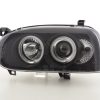 Scheinwerfer Set Angel Eyes CCFL VW Golf 3  92-98 schwarz – Bild 4