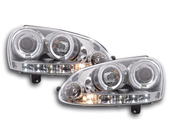 Scheinwerfer Set VW Golf 5  03-08 chrom