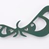 Aufkleber Chrom 3D Car Logo Motiv Eyes 86x49 mm chrom – Bild 2