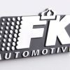 Aufkleber Chrom 3D Autoaufkleber 3D FK Automotive Logo chrom – Bild 3