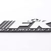 Aufkleber Chrom 3D Autoaufkleber 3D FK Automotive Logo chrom – Bild 4