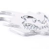 Aufkleber Chrom 3D Car Logo Motiv Madface 82x58 mm chrom – Bild 4
