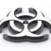 Aufkleber Chrom 3D Car Logo Motiv Radioactiv 52x52 mm chrom – Bild 4