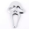 Aufkleber Chrom 3D Car Logo Motiv Skull 41x83 mm chrom – Bild 4