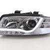 Scheinwerfer Set Daylight LED TFL-Optik Audi A4 Typ 8E  01-04 chrom – Bild 2