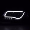 Scheinwerfer Set Daylight LED TFL-Optik Audi A6 Typ 4B  01-04 schwarz für Rechtslenker – Bild 2