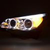 Scheinwerfer Set BMW 5er E60/E61  03-08 chrom – Bild 3