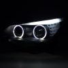 Scheinwerfer Set BMW 5er E60/E61  03-08 schwarz – Bild 2