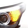 Scheinwerfer Set BMW 5er E60/E61  03-08 schwarz – Bild 6