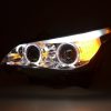 Scheinwerfer Set Xenon Angel Eyes LED BMW 5er E60/E61  05-08 chrom für Rechtslenker – Bild 4