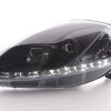 Scheinwerfer Set Daylight LED TFL-Optik Fiat Grande Punto Typ 199  08- schwarz – Bild 2