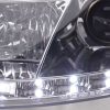 Scheinwerfer Set Daylight LED TFL-Optik Ford Focus 3/4/5-trg.  98-01 chrom – Bild 6