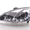Scheinwerfer Set Daylight LED TFL-Optik Ford Focus 3/4/5-trg.  01-04 chrom – Bild 2