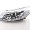 Scheinwerfer Set Daylight LED TFL-Optik Ford Focus 3  2010- chrom – Bild 2