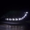 Scheinwerfer Set Daylight LED TFL-Optik Ford Focus 3/4/5-trg.  01-04 chrom für Rechtslenker – Bild 2