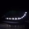 Scheinwerfer Set Daylight LED TFL-Optik Ford Focus 3/4/5-trg.  01-04 schwarz für Rechtslenker – Bild 2