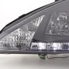 Scheinwerfer Set Daylight LED TFL-Optik Ford Focus 3/4/5-trg.  01-04 schwarz für Rechtslenker – Bild 4