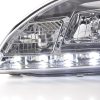 Scheinwerfer Set Daylight LED TFL-Optik Ford Focus 4/5-trg.  05-08 chrom für Rechtslenker – Bild 4