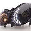 Scheinwerfer Set Daylight LED TFL-Optik Mercedes E-Klasse 211  02-06 schwarz – Bild 2