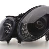 Scheinwerfer Set Daylight LED TFL-Optik Mercedes E-Klasse 211  02-06 schwarz – Bild 4