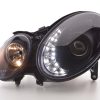 Scheinwerfer Set Daylight LED TFL-Optik Mercedes E-Klasse Typ W211  02-06 schwarz – Bild 2