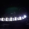 Scheinwerfer Set Daylight LED TFL-Optik Mercedes SLK 171  04-11 schwarz – Bild 3
