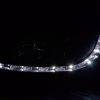 Scheinwerfer Set Daylight LED TFL-Optik Opel Corsa D  06- schwarz – Bild 3
