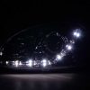 Scheinwerfer Set Daylight LED TFL-Optik Opel Corsa B  94-00 chrom – Bild 3