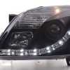 Scheinwerfer Set Daylight LED TFL-Optik Opel Vectra C  02-05 schwarz – Bild 2