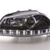 Scheinwerfer Set Daylight LED TFL-Optik Seat Ibiza Typ 6L  03-08 chrom – Bild 2