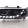 Scheinwerfer Set Daylight LED TFL-Optik Seat Leon Typ 1M  99-05 schwarz – Bild 5