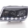 Scheinwerfer Set Daylight LED TFL-Optik VW Bora Typ 1J  99-04 schwarz – Bild 2