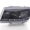 Scheinwerfer Set Daylight LED TFL-Optik VW Bora Typ 1J  99-04 schwarz – Bild 4