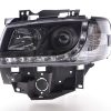 Scheinwerfer Set Daylight LED TFL-Optik VW Bus Typ T4  96-03 schwarz – Bild 4