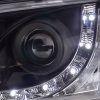 Scheinwerfer Set Daylight LED TFL-Optik VW Bus Typ T4  96-03 schwarz – Bild 5