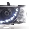 Scheinwerfer Set Daylight LED TFL-Optik VW Bus Typ T4  90-96 schwarz für Rechtslenker – Bild 5