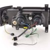 Scheinwerfer Set Daylight LED TFL-Optik VW Bus Typ T4  90-03 chrom – Bild 7