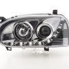 Scheinwerfer Set Daylight LED TFL-Optik VW Golf 3 Typ 1HXO 1EXO  91-97 chrom – Bild 3