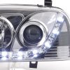 Scheinwerfer Set Daylight LED TFL-Optik VW Golf 3 Typ 1HXO 1EXO  91-97 chrom – Bild 5