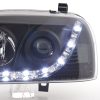 Scheinwerfer Set Daylight LED TFL-Optik VW Golf 3 Typ 1HXO 1EXO  91-97 schwarz – Bild 5