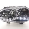 Scheinwerfer Set Daylight LED TFL-Optik VW Golf 4 Typ 1J  98-03 chrom – Bild 2