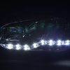 Scheinwerfer Set Daylight LED TFL-Optik VW Golf 4 Typ 1J  98-03 chrom für Rechtslenker – Bild 2
